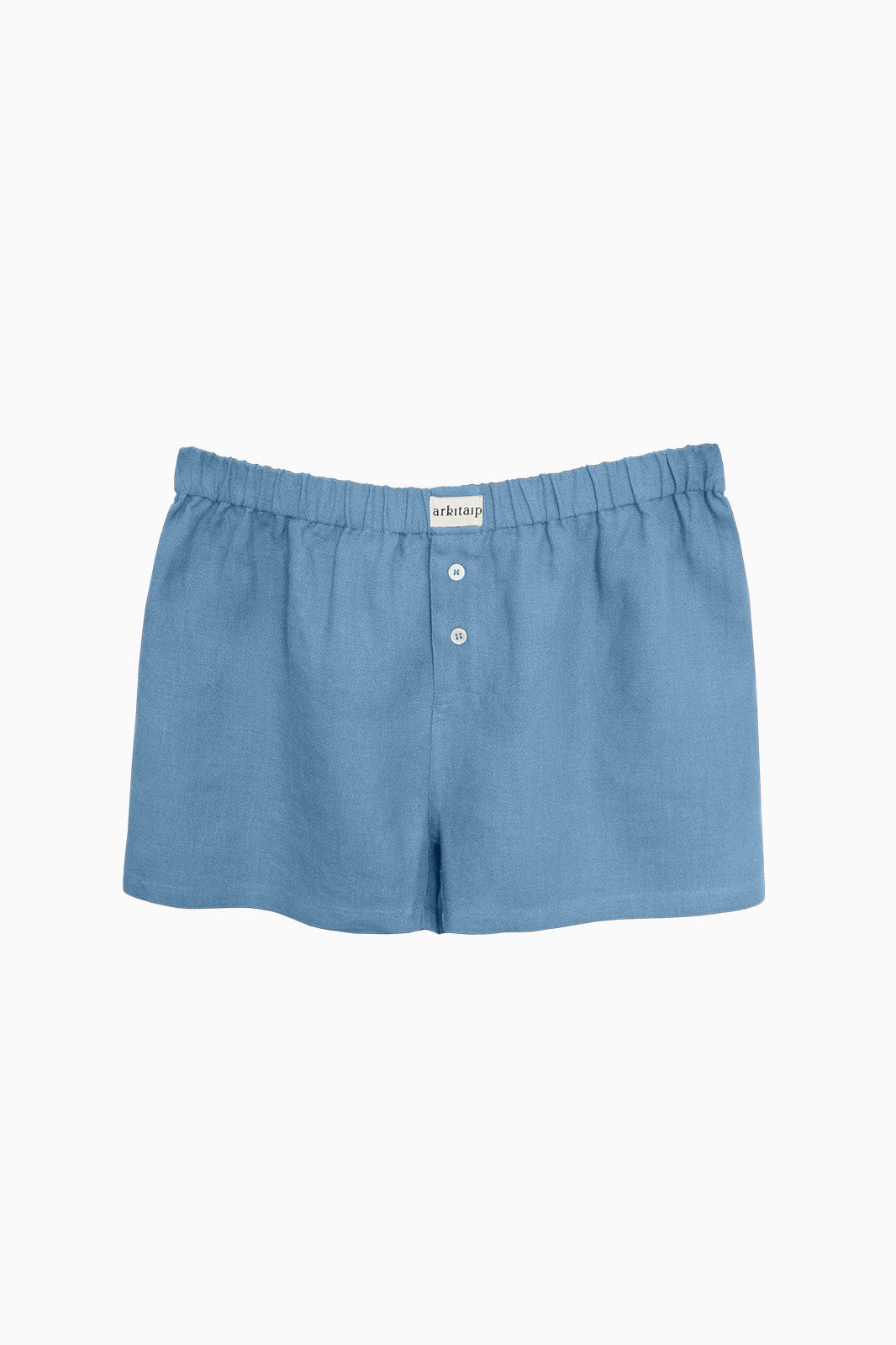 arkitaip Shorts XS / Poppy Blue The Ella Unisex Linen Boxer Shorts