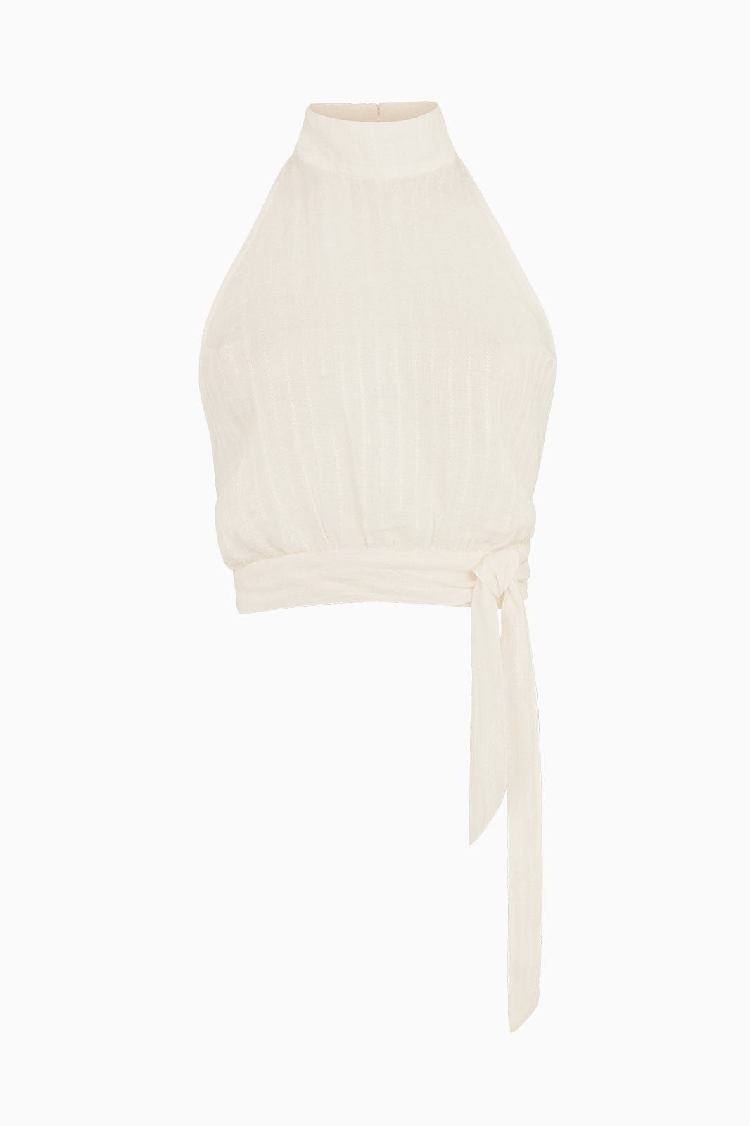 arkitaip The Ronja Halterneck Top in off-white