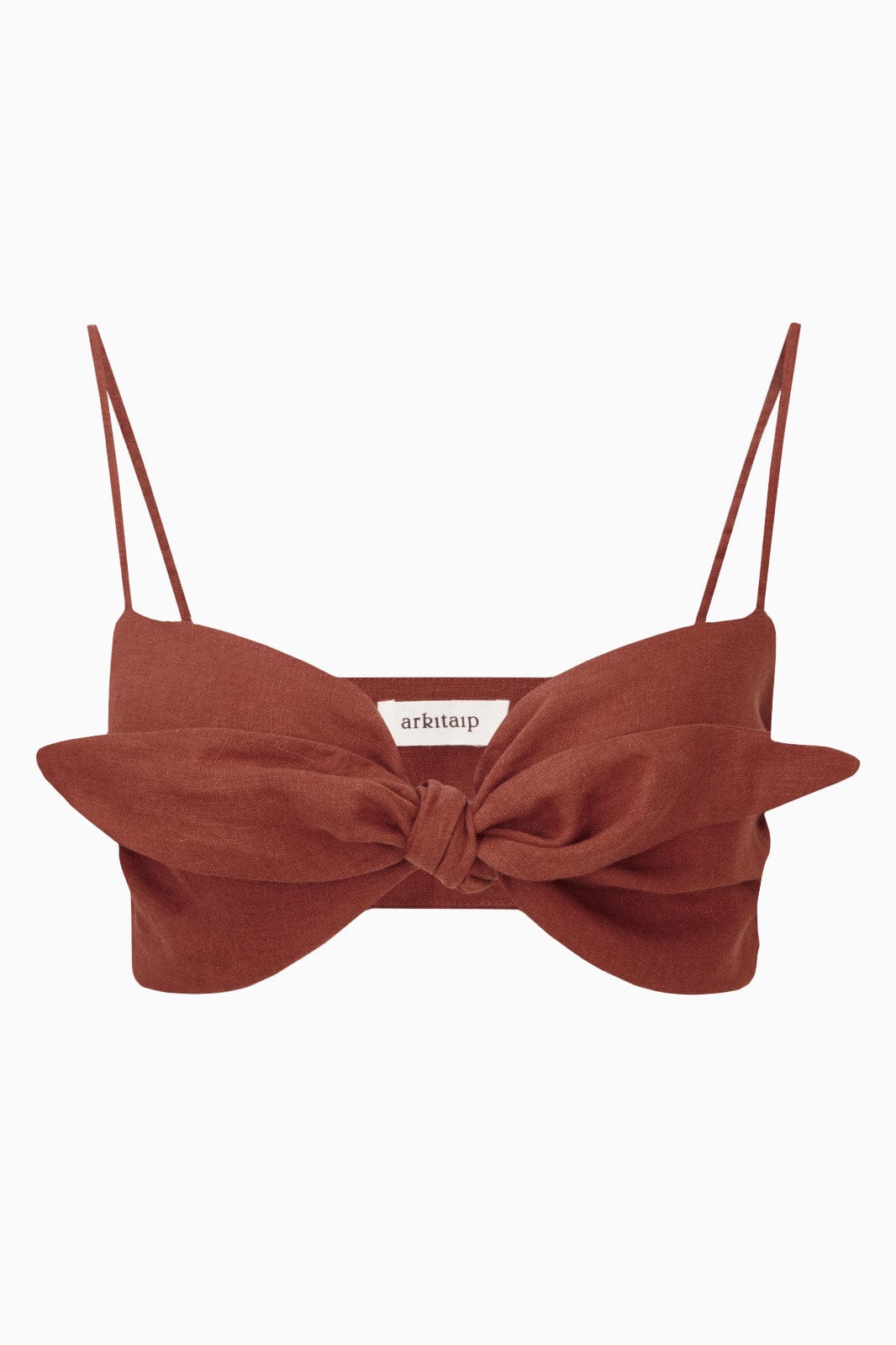 arkitaip Tops One Size / Terracotta The Xavi Bandeau Top in terracotta
