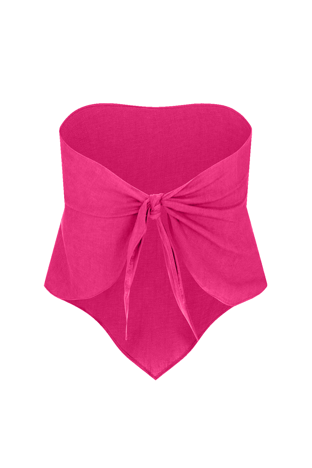 arkitaip Tops The Ida Scarf Top in hot pink