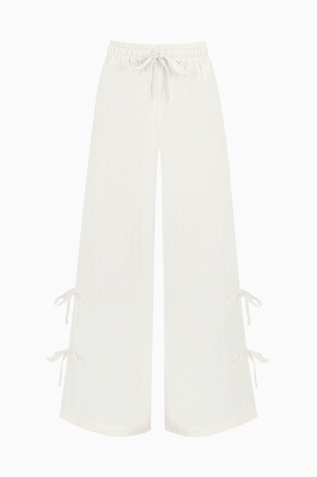 arkitaip Trousers The Giulia Drawstring Trousers in off-white