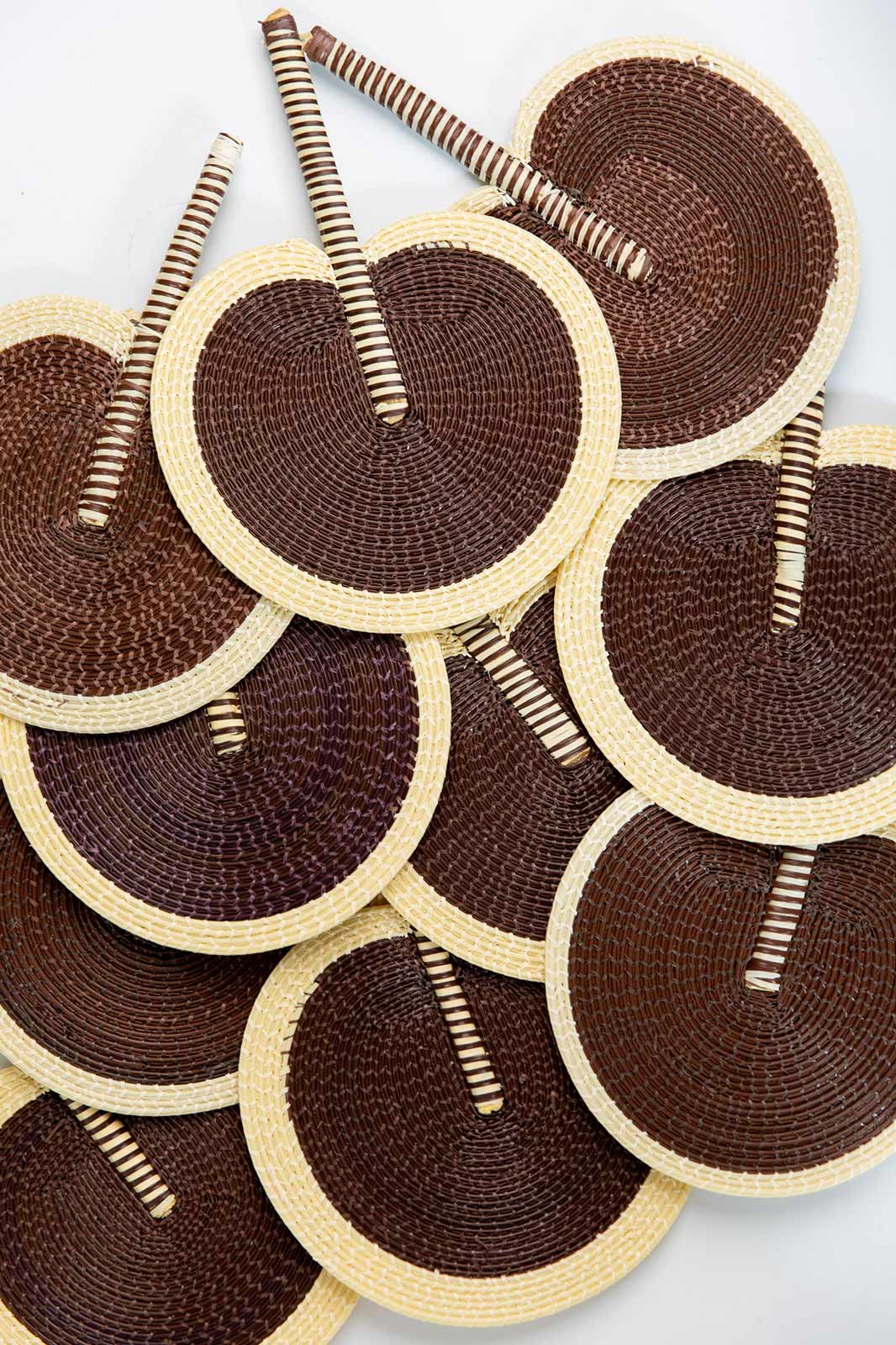 arkitaip Accessories Mocca arkitaip x La Basketry Recycled Woven Fan