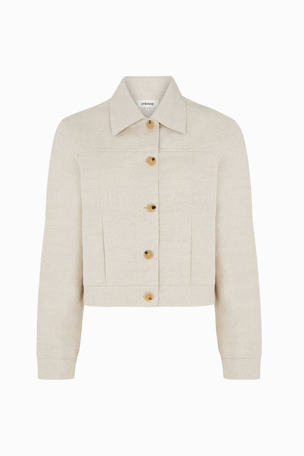 arkitaip Jackets The Elba Cropped Jacket in beige