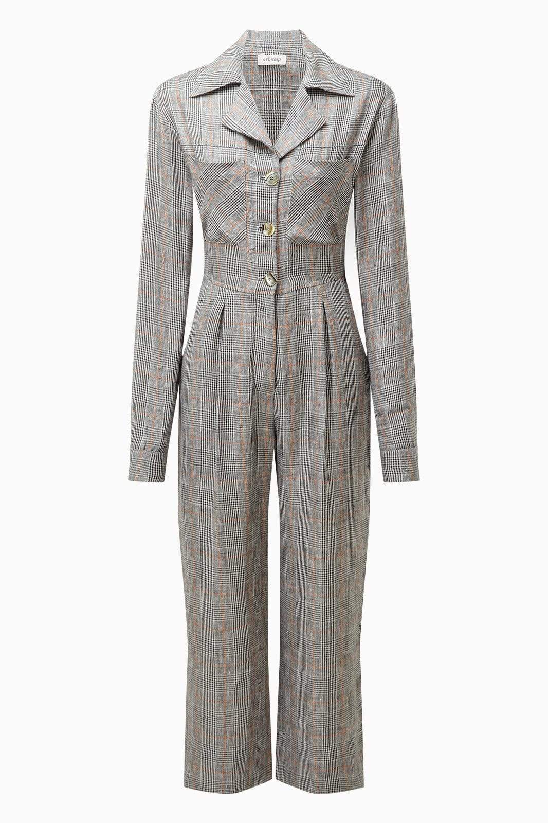 arkitaip Jumpsuits The Serra Boiler Suit in Tartan