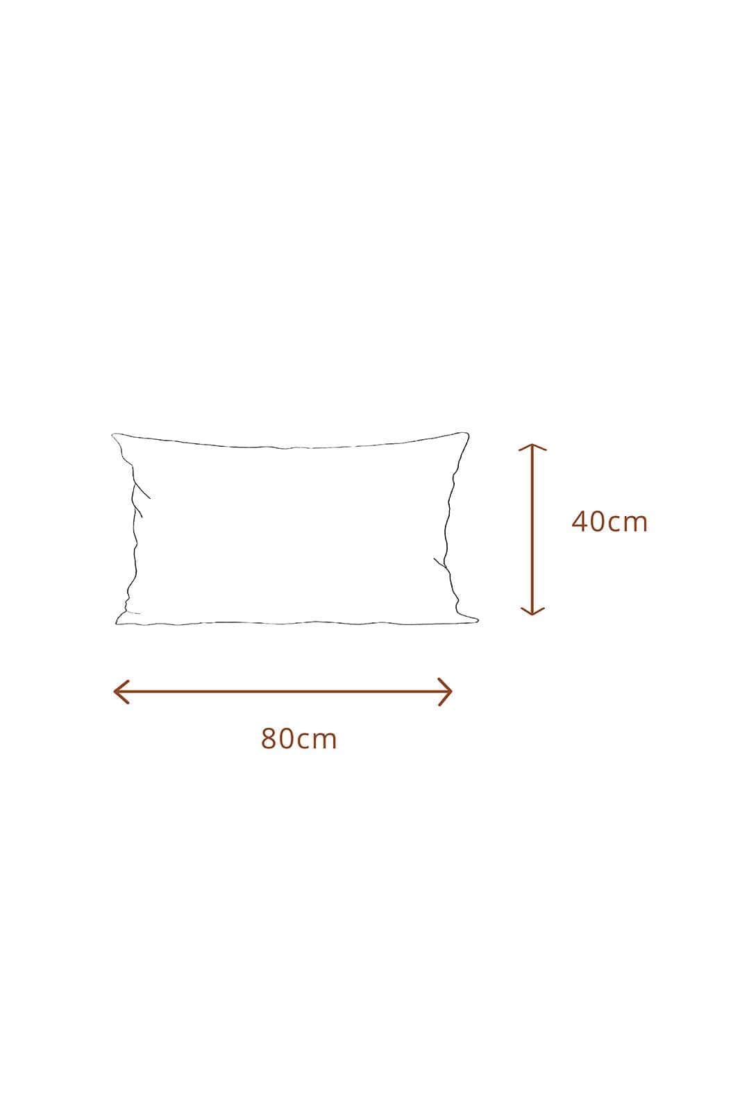 arkitaip Pillowslips 40 x 80cm / White The Ruffled Casita Linen Pillowslips Set in White