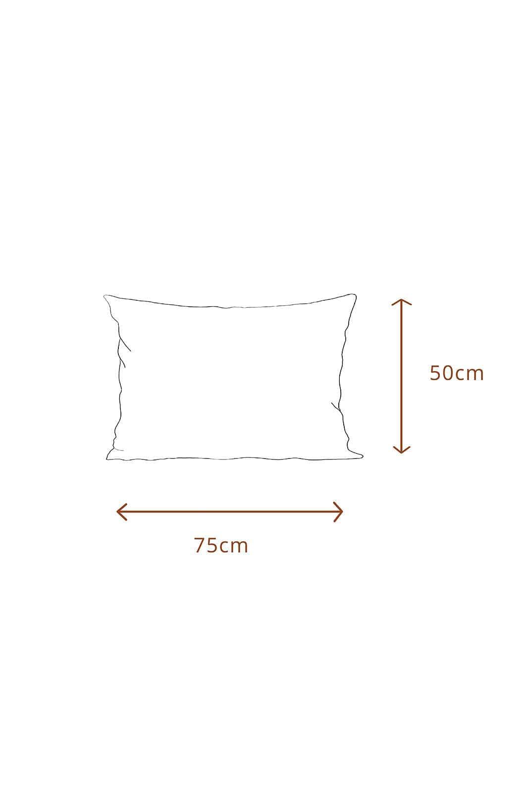 arkitaip Pillowslips 50 x 75cm / White The Ruffled Casita Linen Pillowslips Set in White