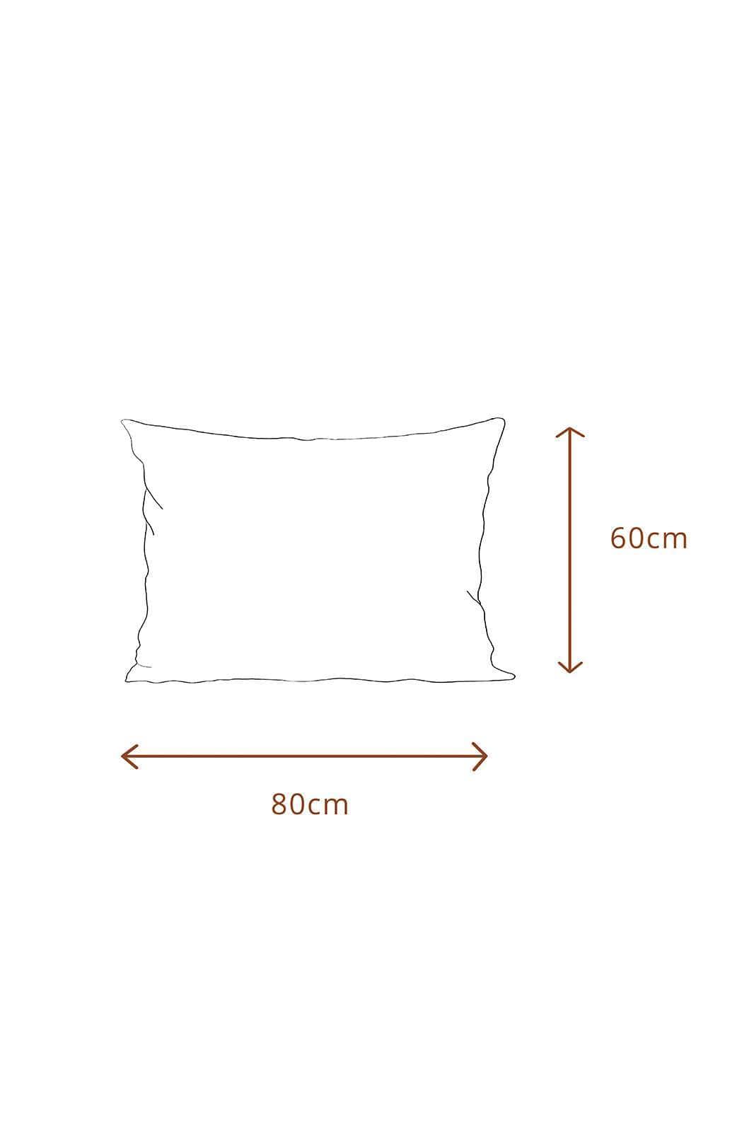 arkitaip Pillowslips 60 x 80cm / White The Ruffled Casita Linen Pillowslips Set in White